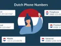 Holenderskie numery telefonów: lokalne, krajowe, komórkowe, bezpłatne, premium i uniwersalne. Sprawdź, ile cyfr ma holenderski numer telefonu.