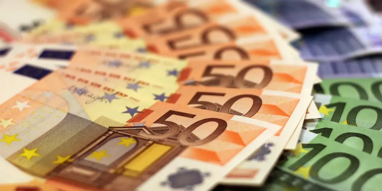 Eurobiljetten, 50 en 100 euro. Denk aan de mogelijke podwojne opodatkowanie Polska Holandia bij grensoverschrijdend inkomen.