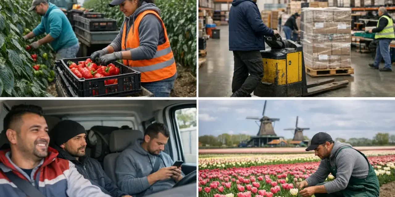 Praca w rolnictwie i logistyce, od zbiorów papryki po pielęgnację tulipanów i pracę w magazynie. Eastgate Recruitment łączy ludzi z pracą.