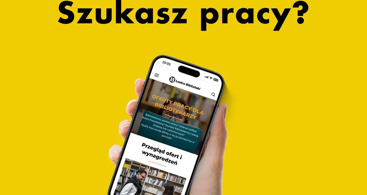 Szukasz pracy? Lustro Biblioteki to portal dla bibliotekarzy i pracodawców. Znajdź idealną ofertę lub kandydata.