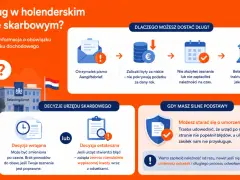 Holenderski urząd skarbowy (Belastingdienst) może uznać Cię za dłużnika, jeśli zaliczki były za niskie lub nie zapłaciłeś na czas. Brak ubezpieczenia w Holandii może prowadzić do takich sytuacji.