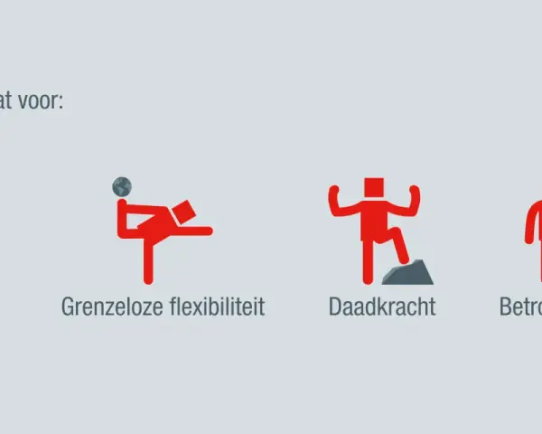 SYNERGIE staat voor: resultaat, grenzeloze flexibiliteit, daadkracht en betrokkenheid.