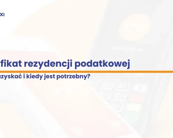 Certyfikat rezydencji podatkowej: jak go uzyskać i kiedy jest potrzebny? Grafika przedstawia terminal płatniczy Nexi.
